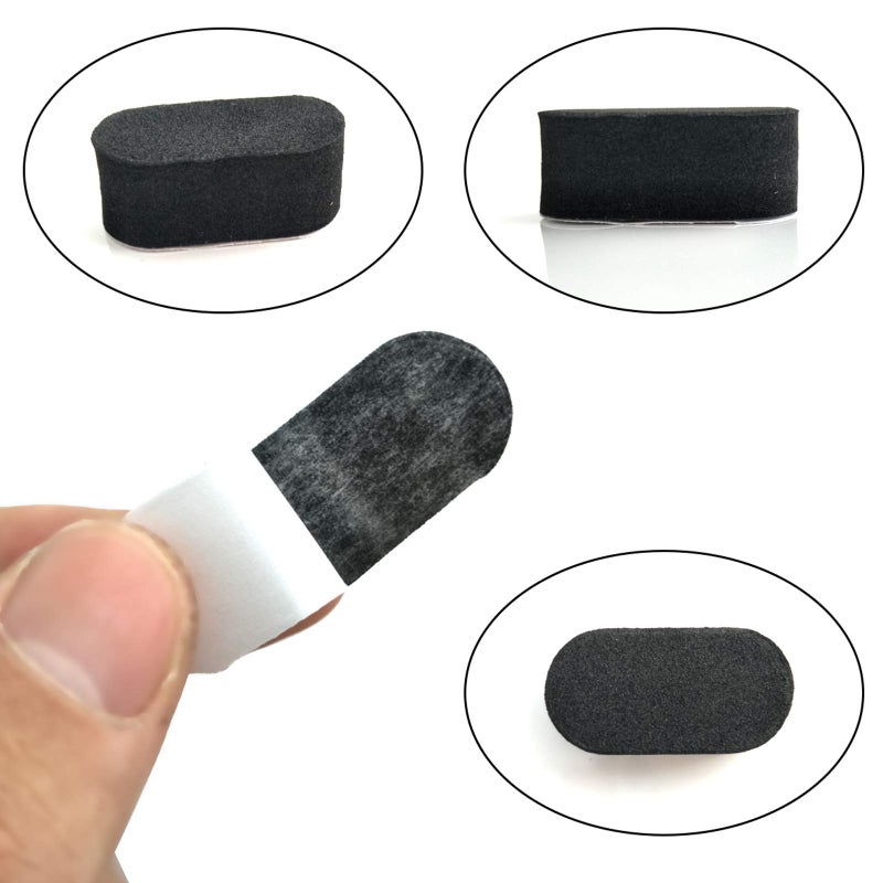 EUDAX 72 PCS FPV Black Sponge Mat Landing Skid Pad Gear Anti-Vibration Shockproof Foam Sticky Tape for rc multirotor Quadcopter Racing Copter Drone mini-Quad - Image 4